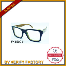 2015 handgemachte Oversize Holzsonnenbrille (FX15021)